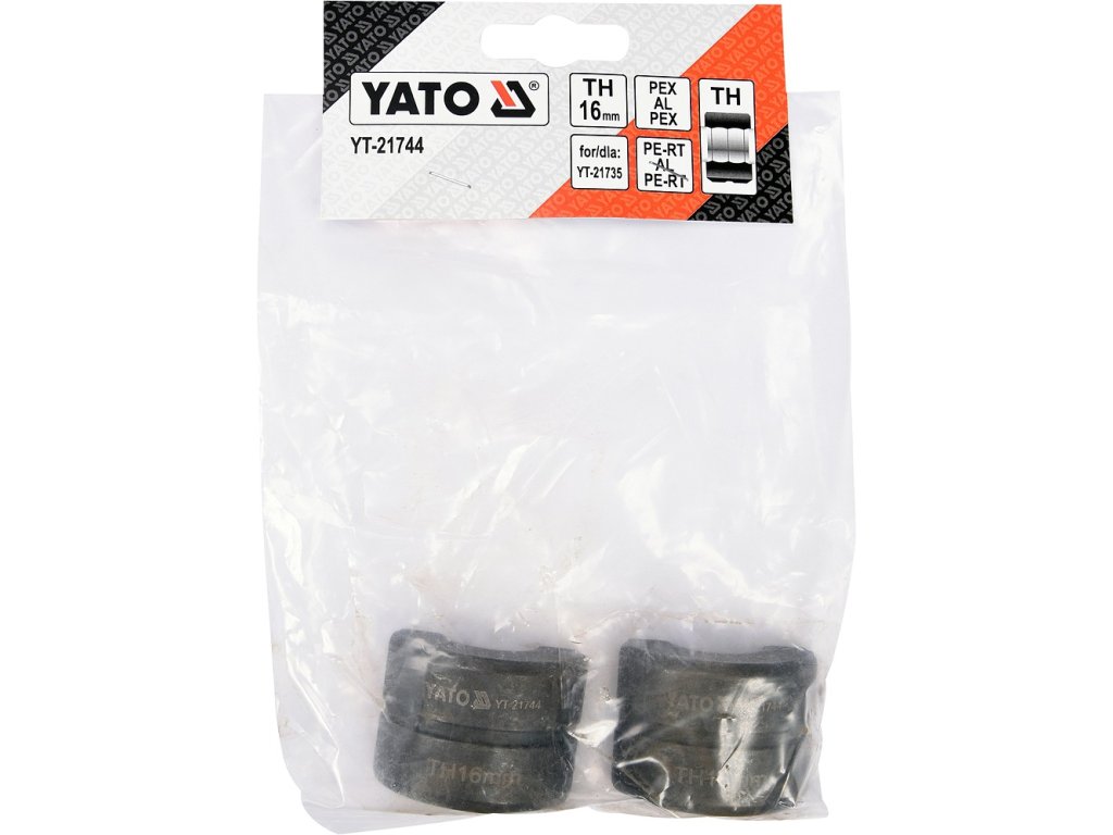 Náhradní čelisti k lisovacím kleštím YT-21735 typ TH 16mm Yato YT-21744