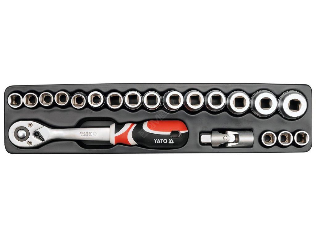 Skříňka s nářadím 1/2"62 ks Yato YT-3895 + Dárek, servis bez starostí v hodnotě 300Kč