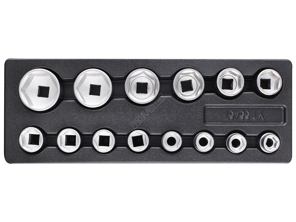 Vložka do zásuvky - sada nástrčných klíčů 3/4", 19-55mm, 14ks Yato YT-55457 + Dárek, servis bez starostí v hodnotě 300Kč