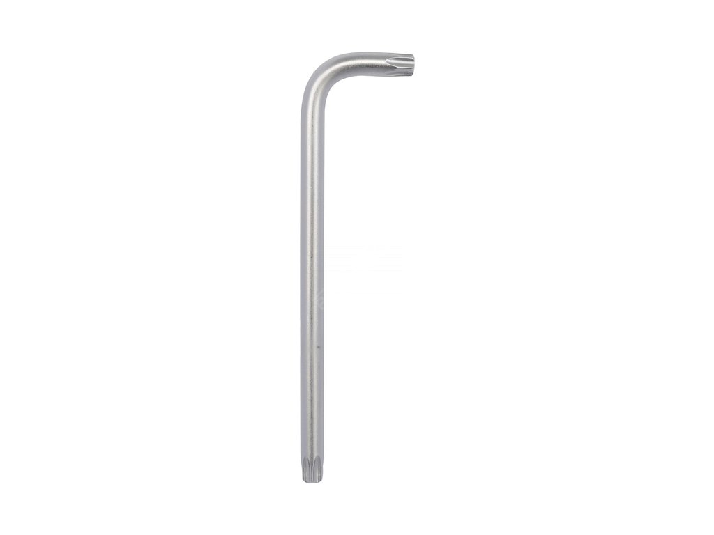 Klíč Torx Yato zahnutý T 9 s bespečnostním otvorem je vyroben z chromvanadiové slitiny oceli CrV6150.<br><br>• Torx T 9<br>• rozměry 16 x 81 mm<br>• CrV6150