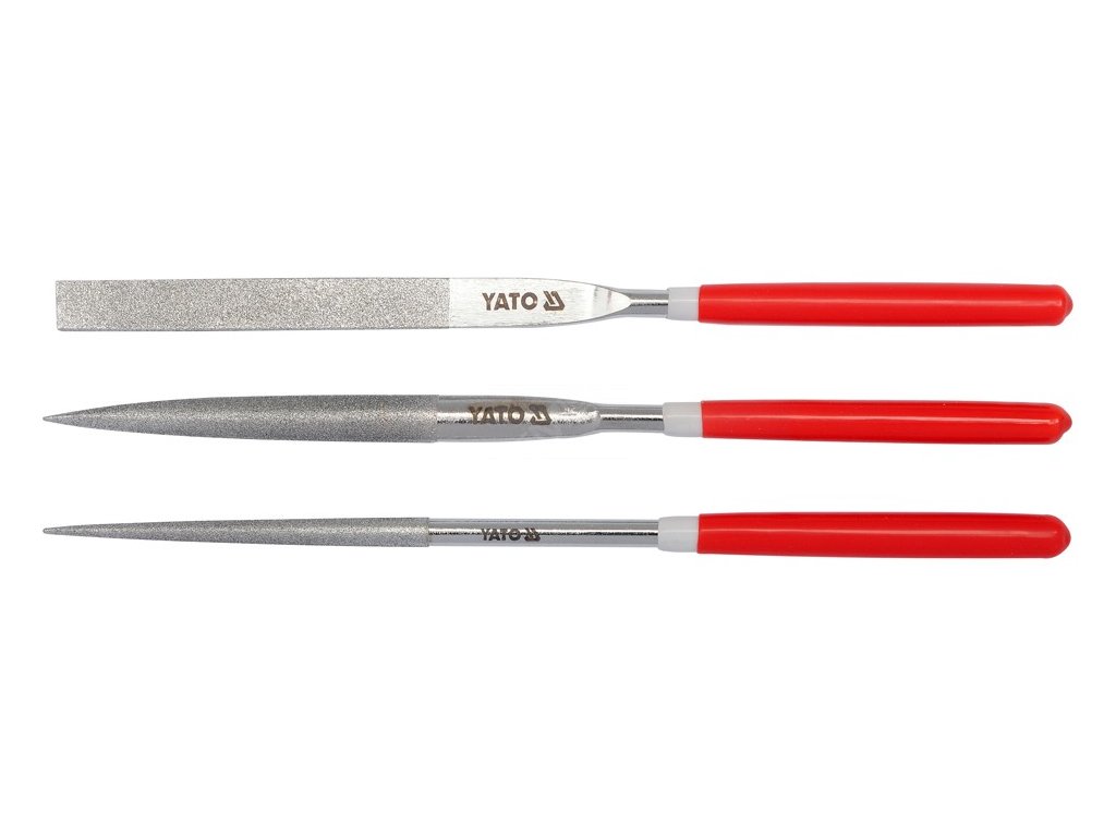 Sada pilníků jehlových diamantových 5 x 180 mm 3 ks Yato YT-6155