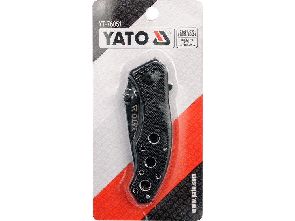 Nůž kapesní s pojistkou Yato YT-76051