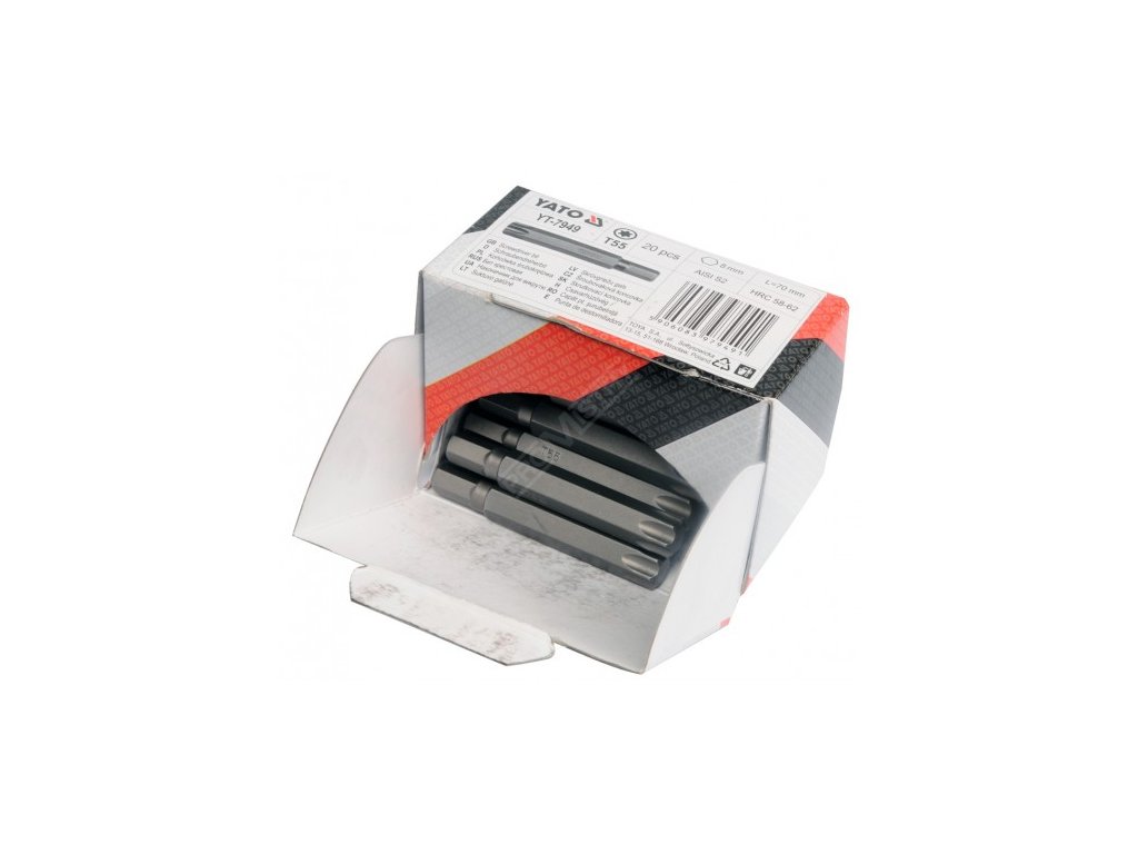 Bit oboustranný 1/4"PH3 - 6,5 x 65 mm 50 ks Yato YT-7887