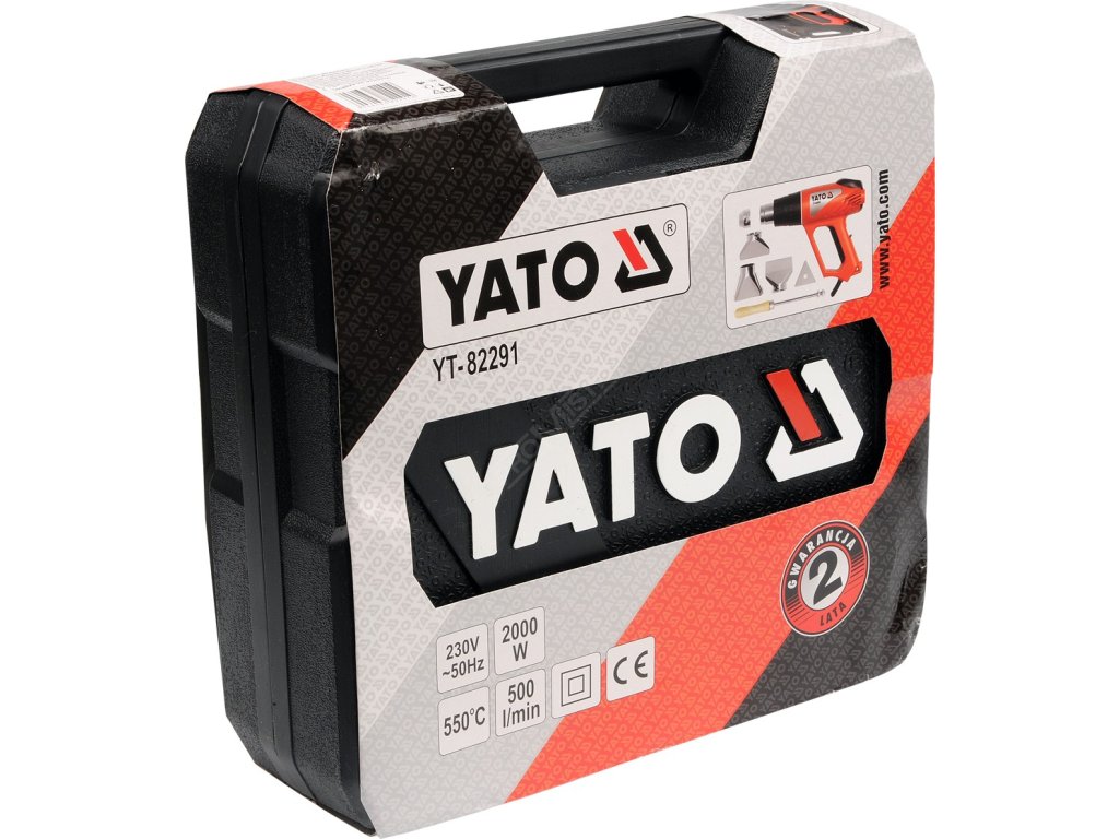 Pistole opalovací 2000 W s příslušenstvím Yato YT-82291 + Dárek, servis bez starostí v hodnotě 300Kč