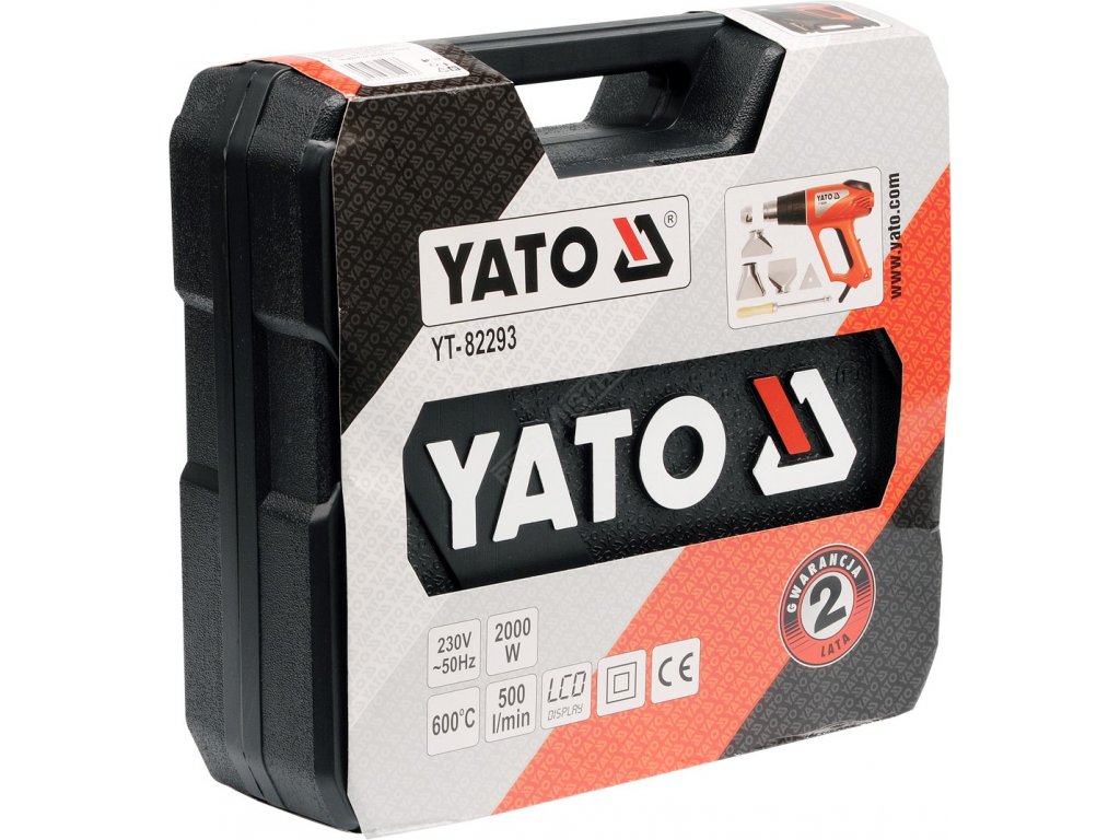 Pistole opalovací 2000 W s příslušenstvím Yato YT-82293 + Dárek, servis bez starostí v hodnotě 300Kč