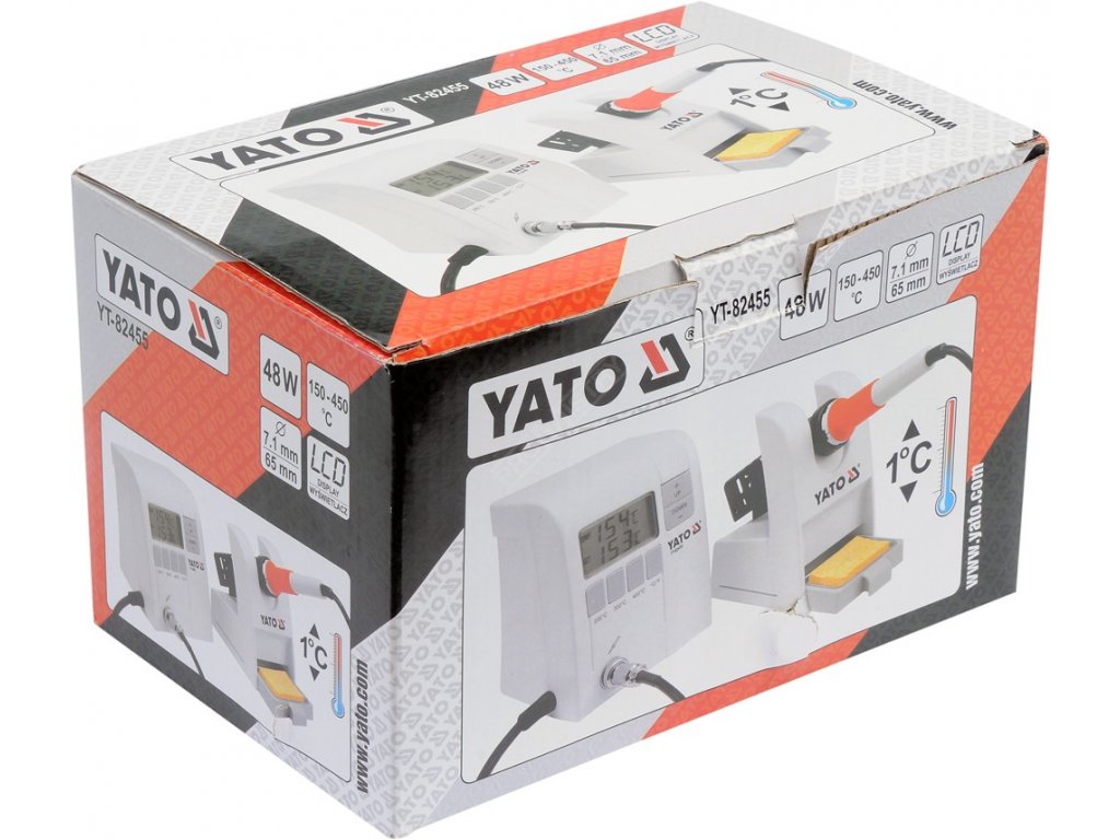 Pájecí stanice YATO 150-450°C 40W Yato YT-82455 + Dárek, servis bez starostí v hodnotě 300Kč