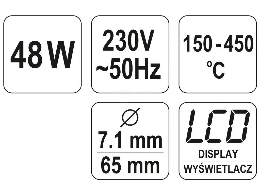 Pájecí stanice YATO 150-450°C 40W Yato YT-82455 + Dárek, servis bez starostí v hodnotě 300Kč