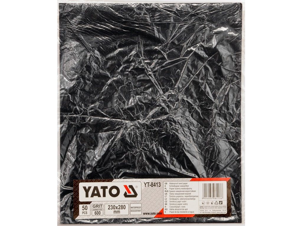 Smirkový papír-vodní a 230*280 gr.600 Yato YT-8413