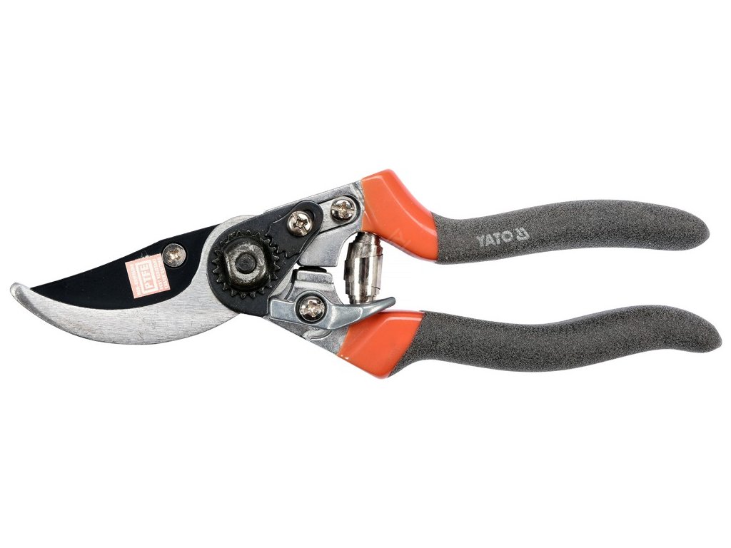 Nůžky zahradnické 220mm (průměr do 25mm) šikmý stříh Yato YT-8801