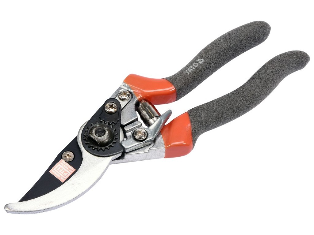 Nůžky zahradnické 220mm (průměr do 25mm) šikmý stříh Yato YT-8801