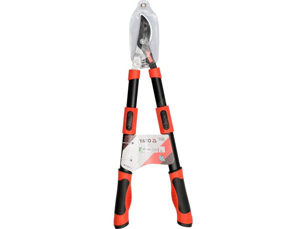 Nůžky na větve teleskop. 650-900mm (průměr 32mm) šikmý stříh Yato YT-8839