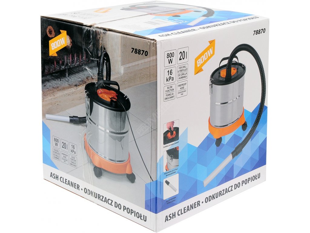 Vysavač popela elektrický 20 L 800W Vorel TO-78870 + Dárek, servis bez starostí v hodnotě 300Kč