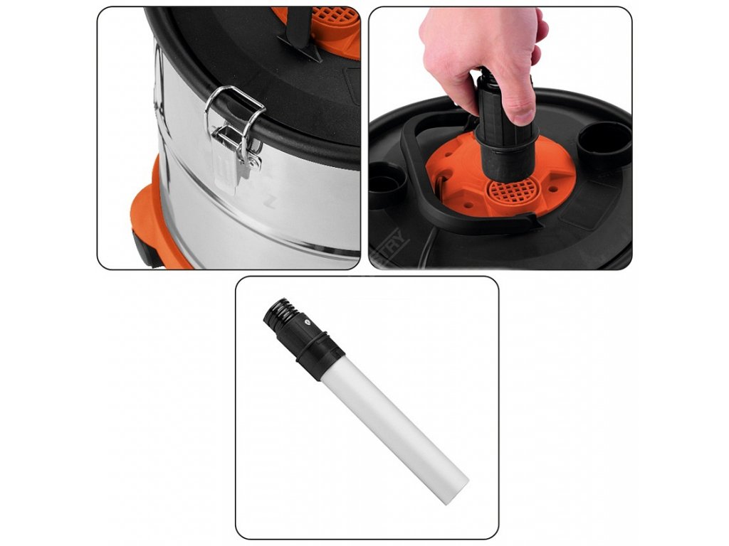 Vysavač popela elektrický 20 L 800W Vorel TO-78870 + Dárek, servis bez starostí v hodnotě 300Kč