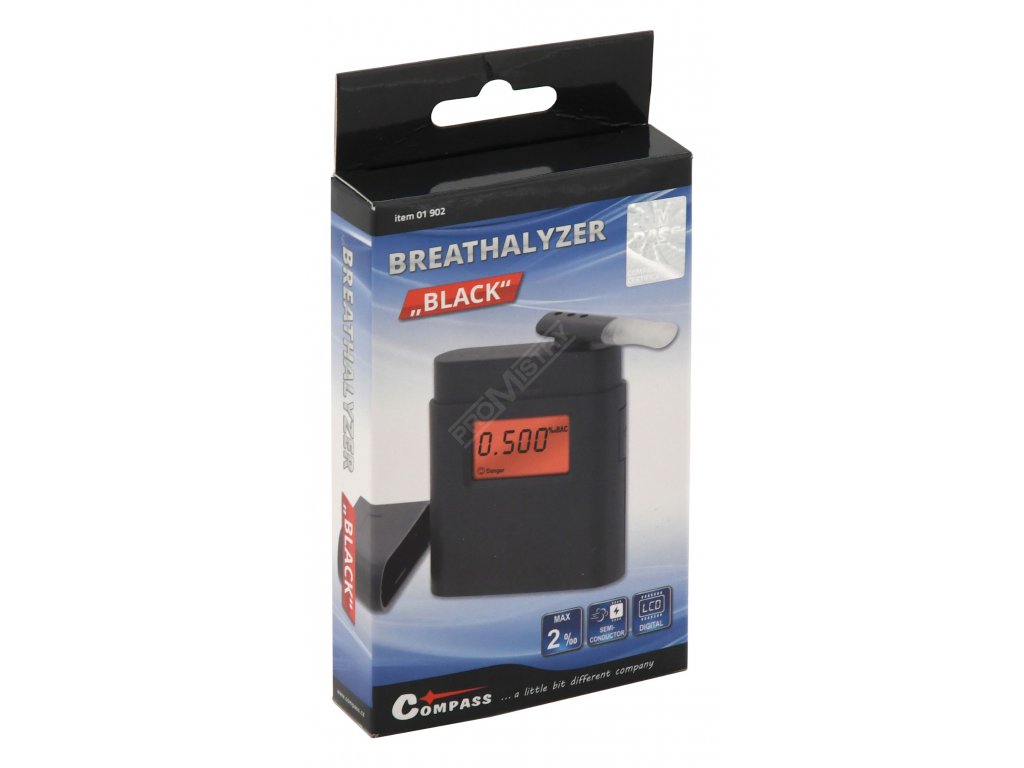 Alkohol tester BLACK, digitální Compass 01902
