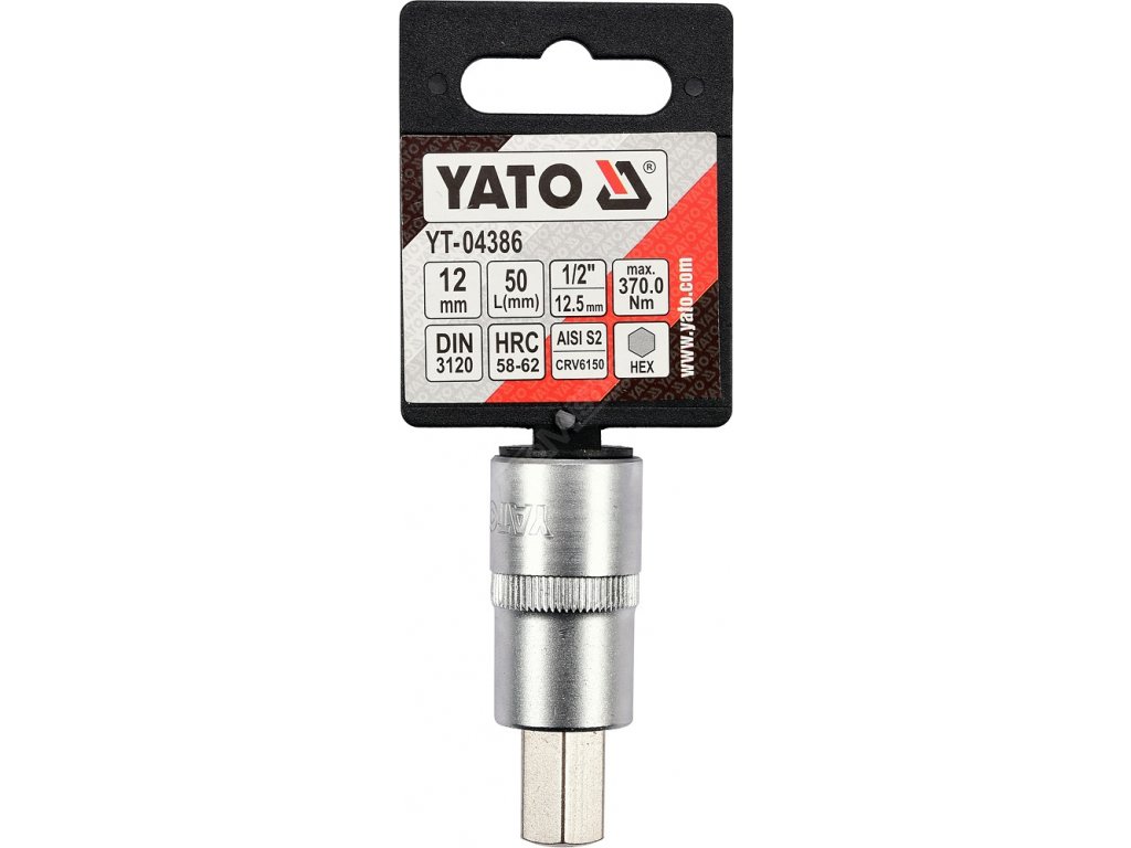 Nástavec 1/2" bit Imbus H12 Yato YT-04386