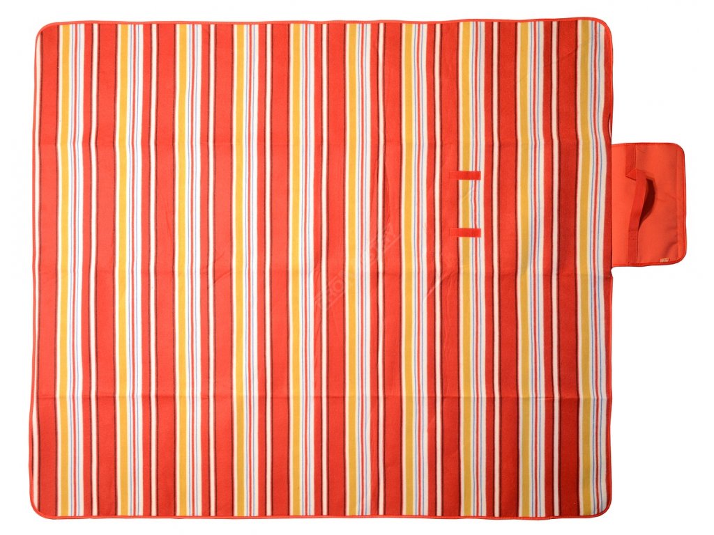 Pikniková deka FLEECE 150x135cm červená Cattara 13572