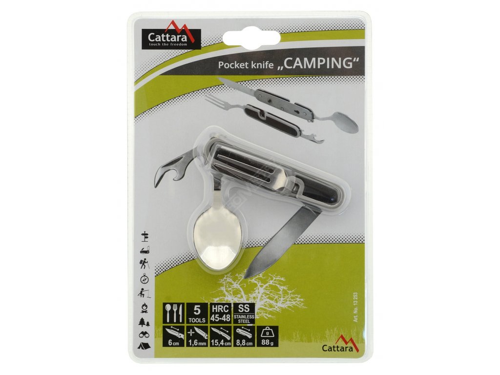 Nůž kapesní CAMPING 9cm Cattara 13253