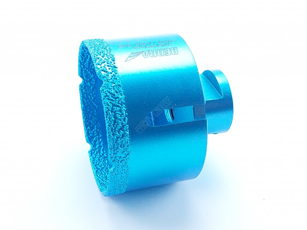 Diamantová vrtací korunka Vacuum brazed do úhlové brusky; průměr 68mm