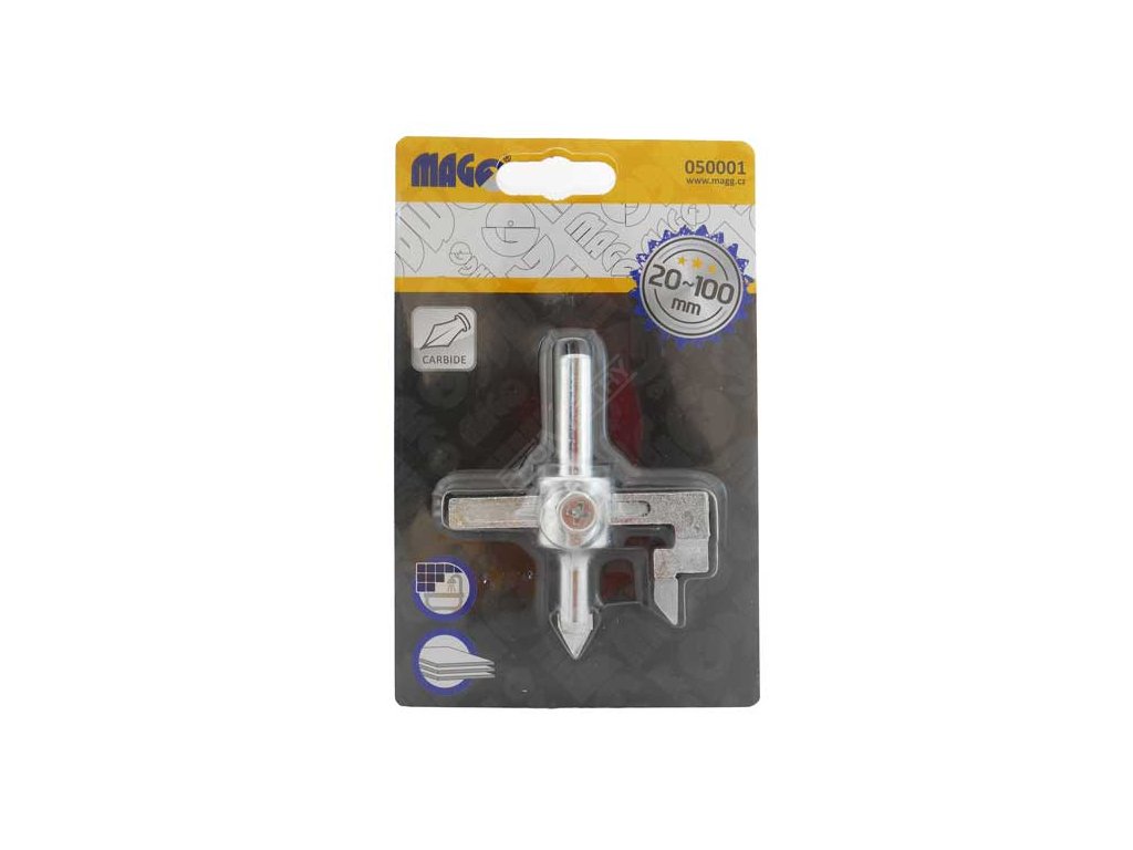 Vykružovač otvorů do keramiky 20 - 100mm MAGG 050001