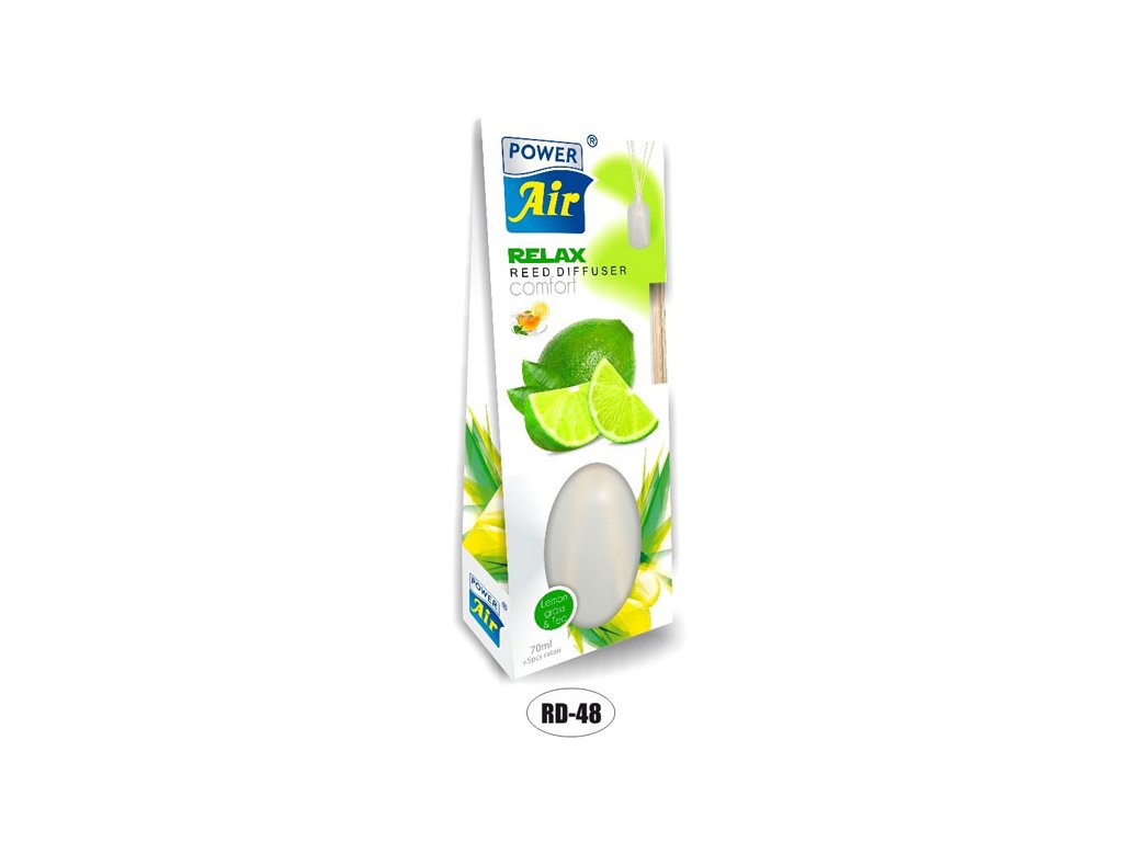 Osvěžovač Relax Reed Diffuser Lemon Grass and Tea + 15 ml