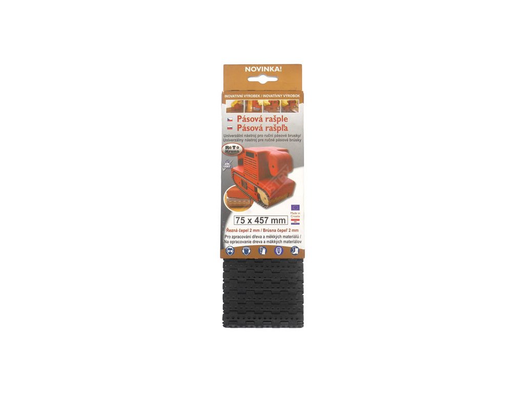 Pásová rašple 75x457mm ROTO Kruna TR075457 + Dárek, servis bez starostí v hodnotě 300Kč