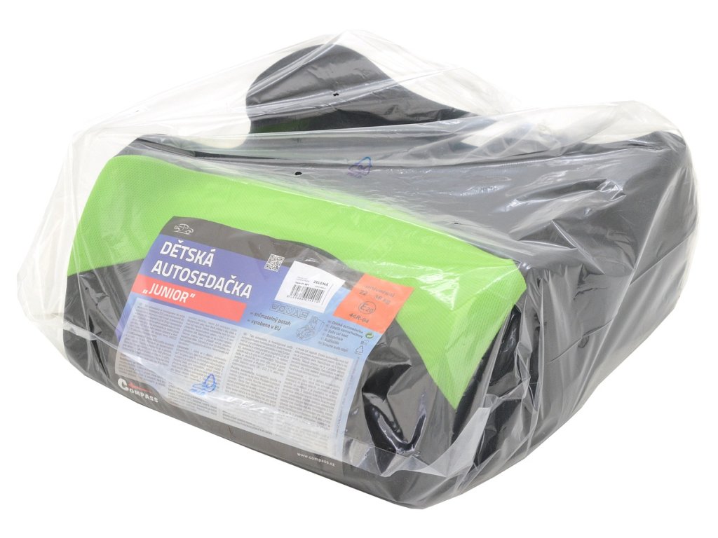 Autosedačka JUNIOR 22-36kg COMPASS zelená Compass 01491
