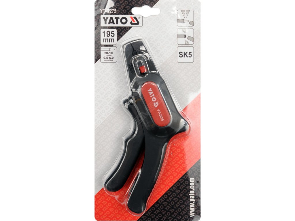 Kleště odizolovací automatické 195 mm Yato YT-2275