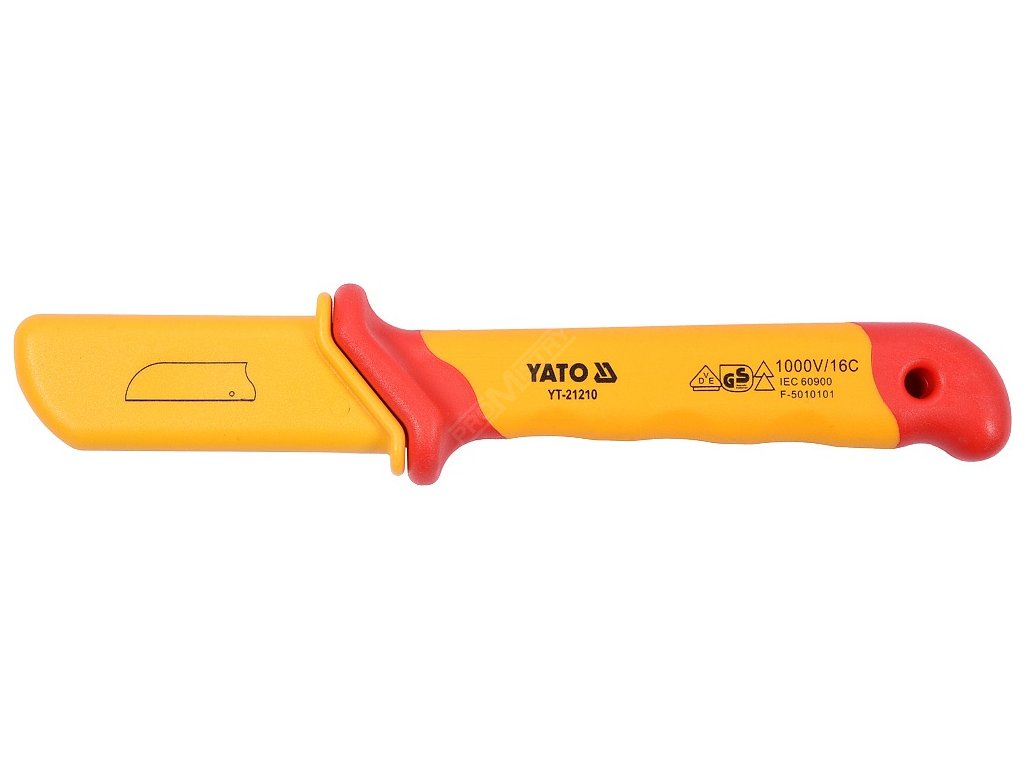 Izolovaný nůž elektrikářský 50 x 180 mm VDE Yato YT-21210