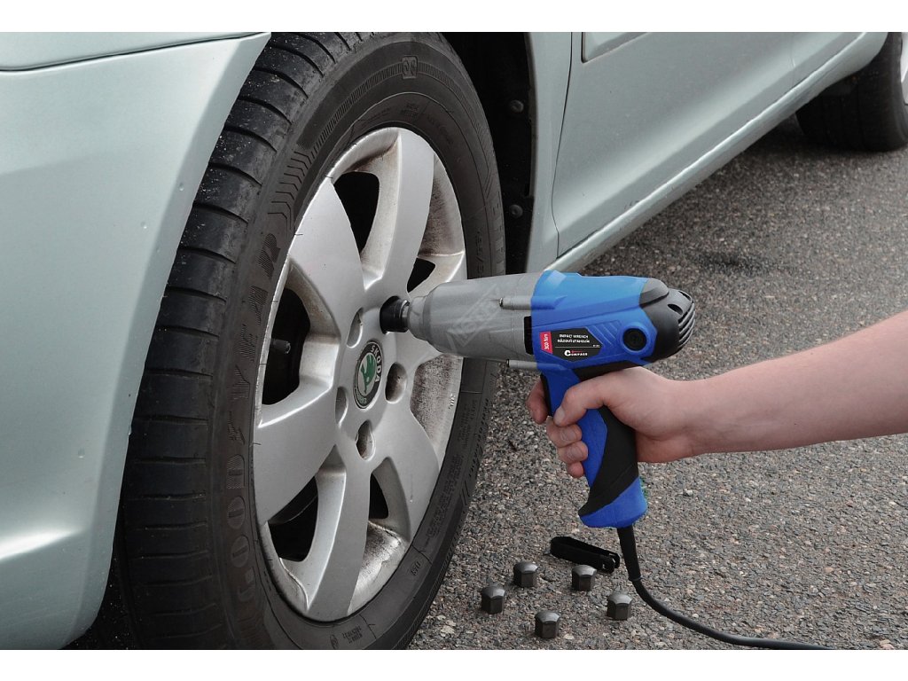 Rázový utahovák na kola 230V 450W 300Nm Compass 07251 + Dárek, servis bez starostí v hodnotě 300Kč