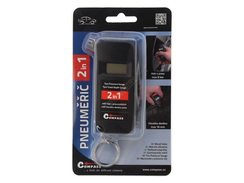 Pneuměřič 2in1 Compass 09337