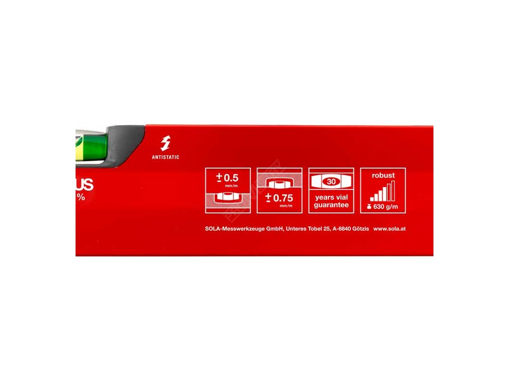 Big X 3 100 - profilová vodováha 100cm SOLA 01373301 + Dárek, servis bez starostí v hodnotě 300Kč
