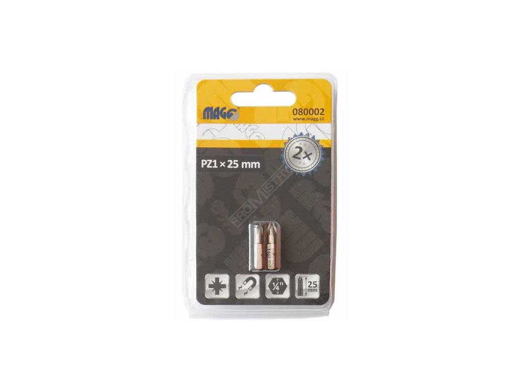 Bit PZ1 25mm - 2ks MAGG 080002