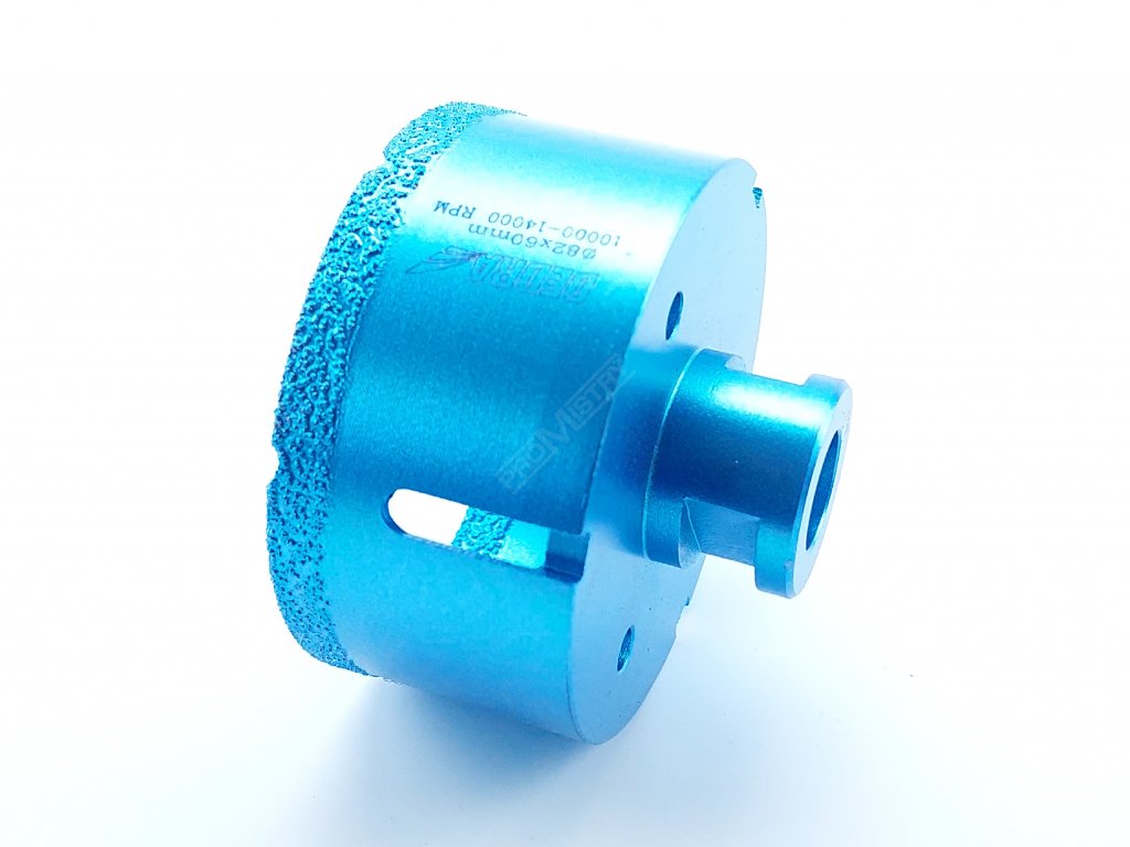 Diamantová vrtací korunka Vacuum brazed do úhlové brusky, průměr82mm DEDRA DED1590S82 + Dárek, servis bez starostí v hodnotě 300Kč