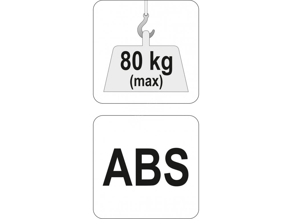 Držák pro přenášení desek ABS (80 kg) Yato YT-37444
