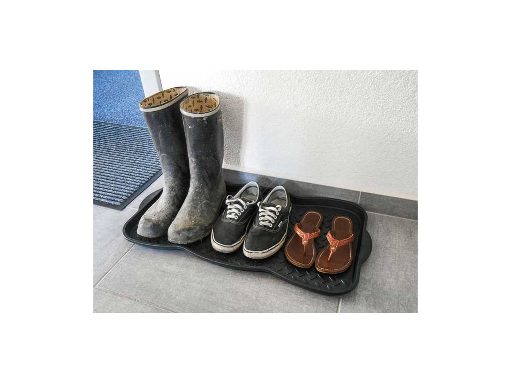 Odkapávač na boty 75x38x3,3cm, plast PRECIS 110013