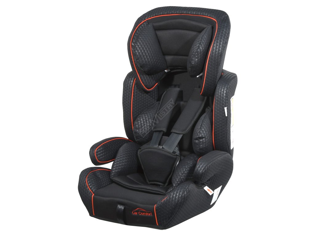 Autosedačka (I,II,III) 9-36kg MED černá Compass PR2063 + Dárek, servis bez starostí v hodnotě 300Kč