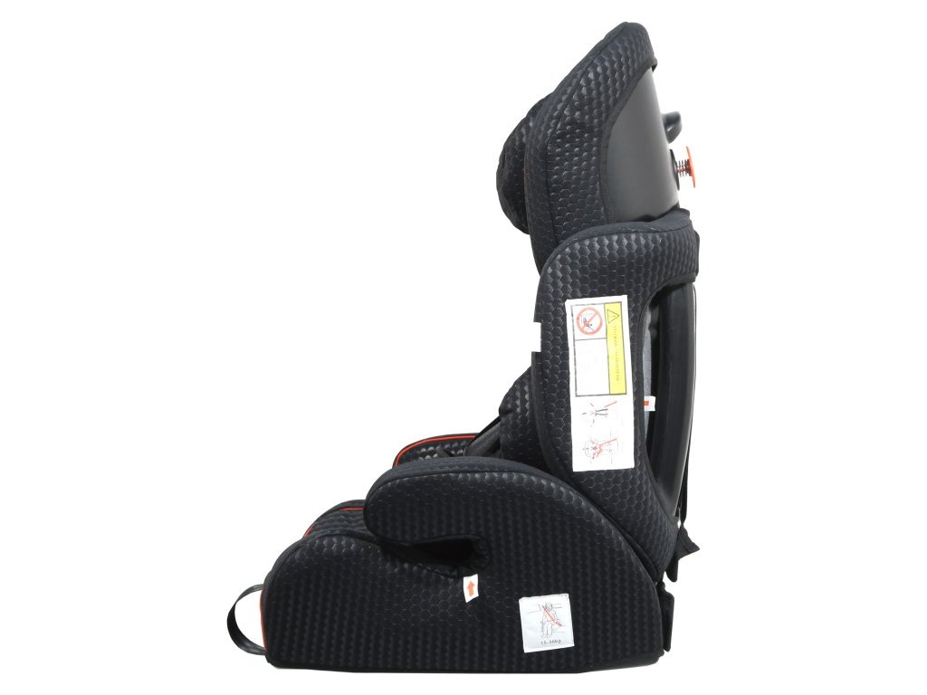 Autosedačka (I,II,III) 9-36kg MED černá Compass PR2063 + Dárek, servis bez starostí v hodnotě 300Kč
