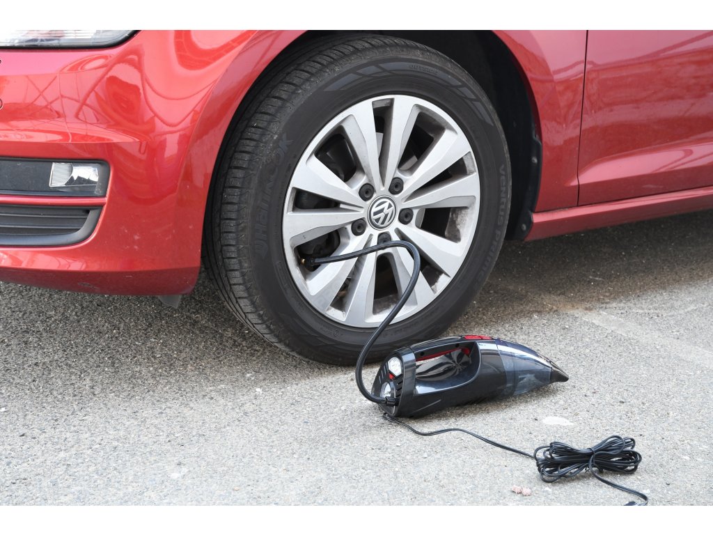 Vysavač + kompresor 12V Compass 07198 + Dárek, servis bez starostí v hodnotě 300Kč