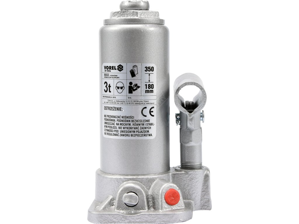 Zvedák hydraulický pístový 3t Vorel TO-80022