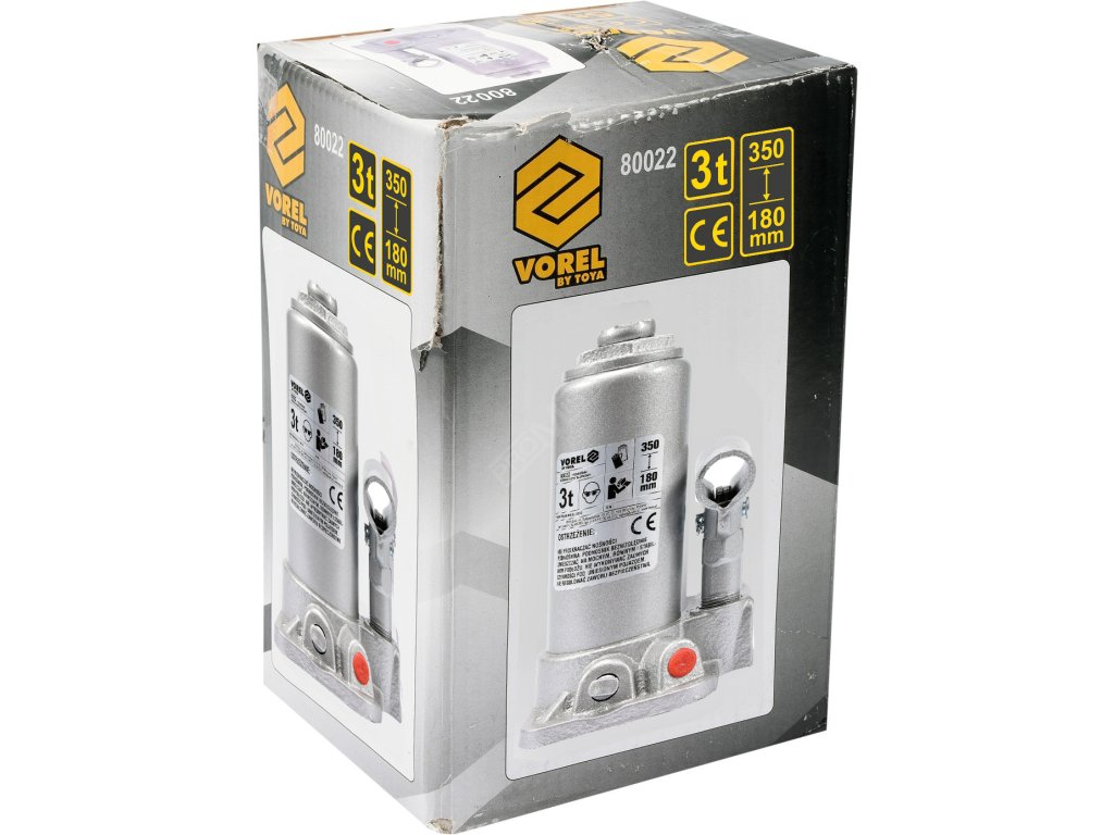 Zvedák hydraulický pístový 3t Vorel TO-80022
