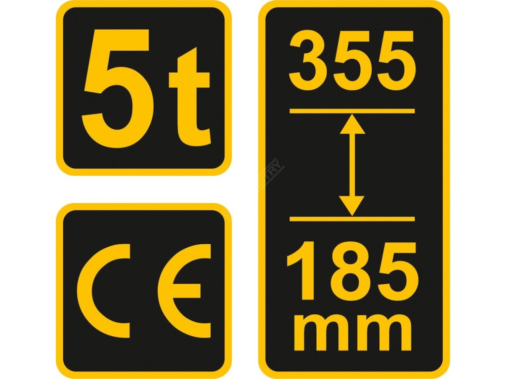 Zvedák hydraulický pístový 5t Vorel TO-80032