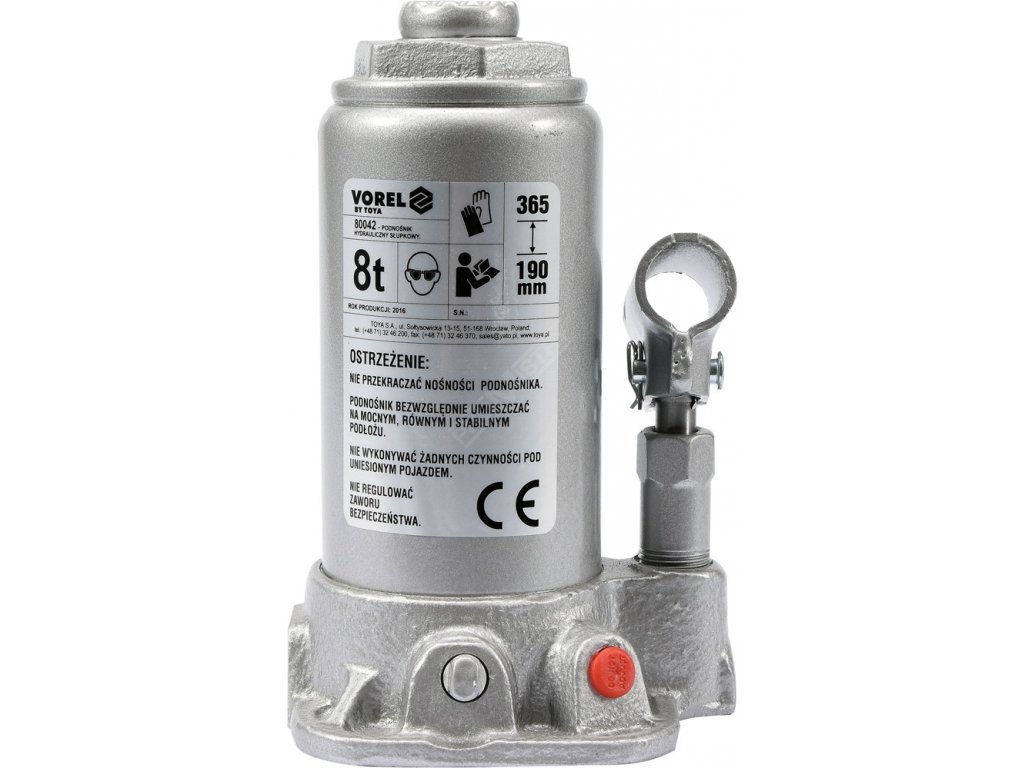 Zvedák hydraulický pístový 8t Vorel TO-80042
