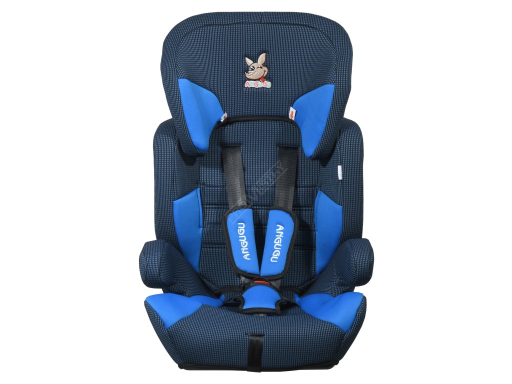 Autosedačka (I,II,III) 9-36kg ANGUGU s pásy modrá Compass PR2051 + Dárek, servis bez starostí v hodnotě 300Kč