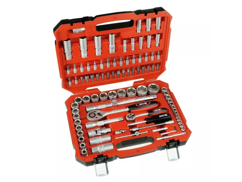 Nástrčkové klíčé CrV sada 94ks 18x1/2"", 13x1/4"" DEDRA 17K094 + Dárek, servis bez starostí v hodnotě 300Kč