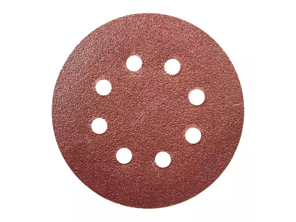 Brusný kotouč smírkový 125 mm, 180 gr, suchý zip, sada 5 kus DEDRA DED79476
