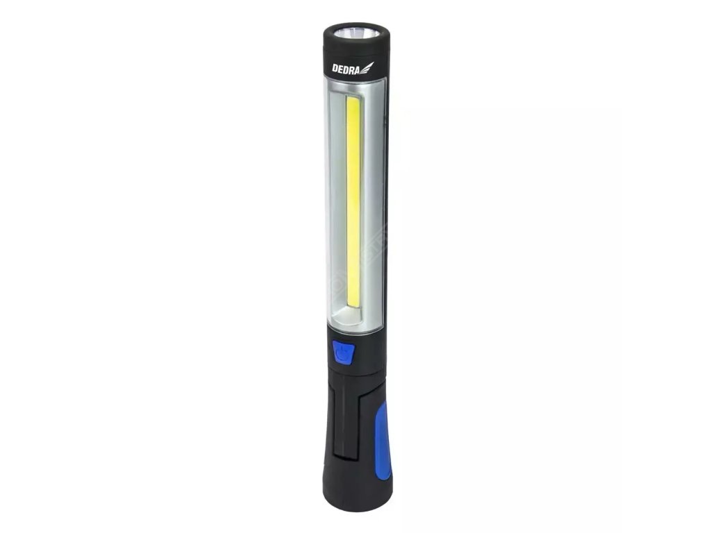 Nabíjacia lampa 3 W COB LED + 3 W LED, USB adaptér na 230 V a 12V DEDRA L1023