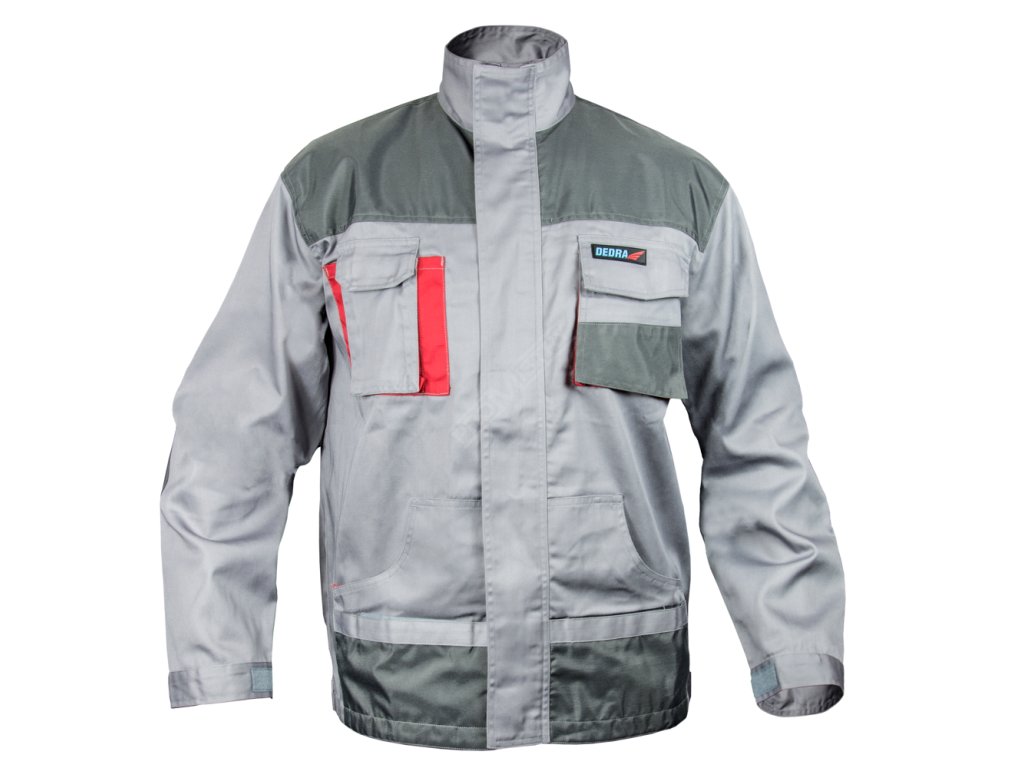 Blůza ochranná velikost L/52, šedá, Comfort Line, gramáž 190g/m2 DEDRA BH3BL-L