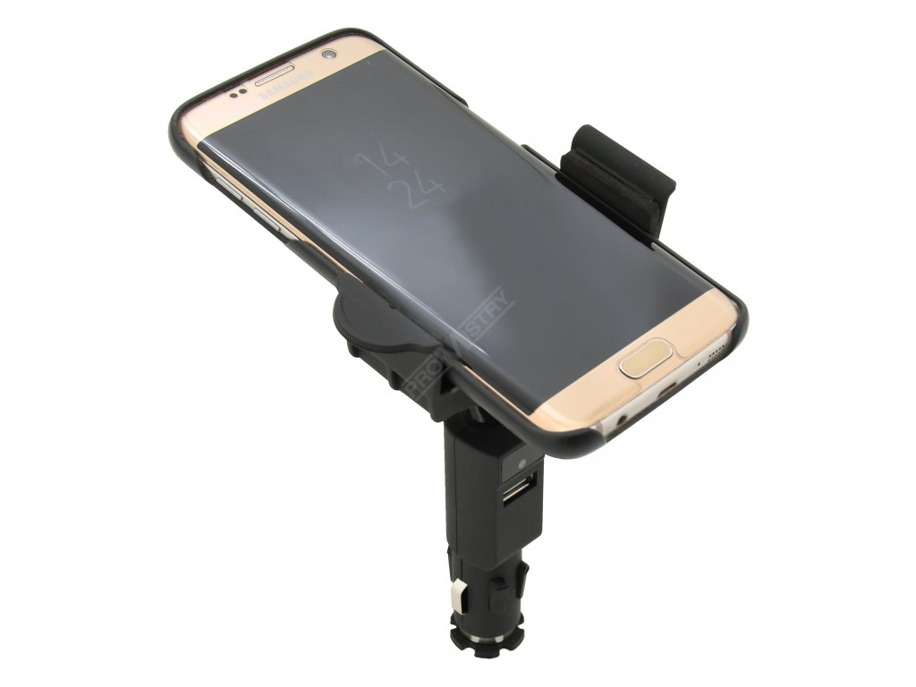 Držák telefonu do zásuvky SOCKET 1xUSB Compass 06261