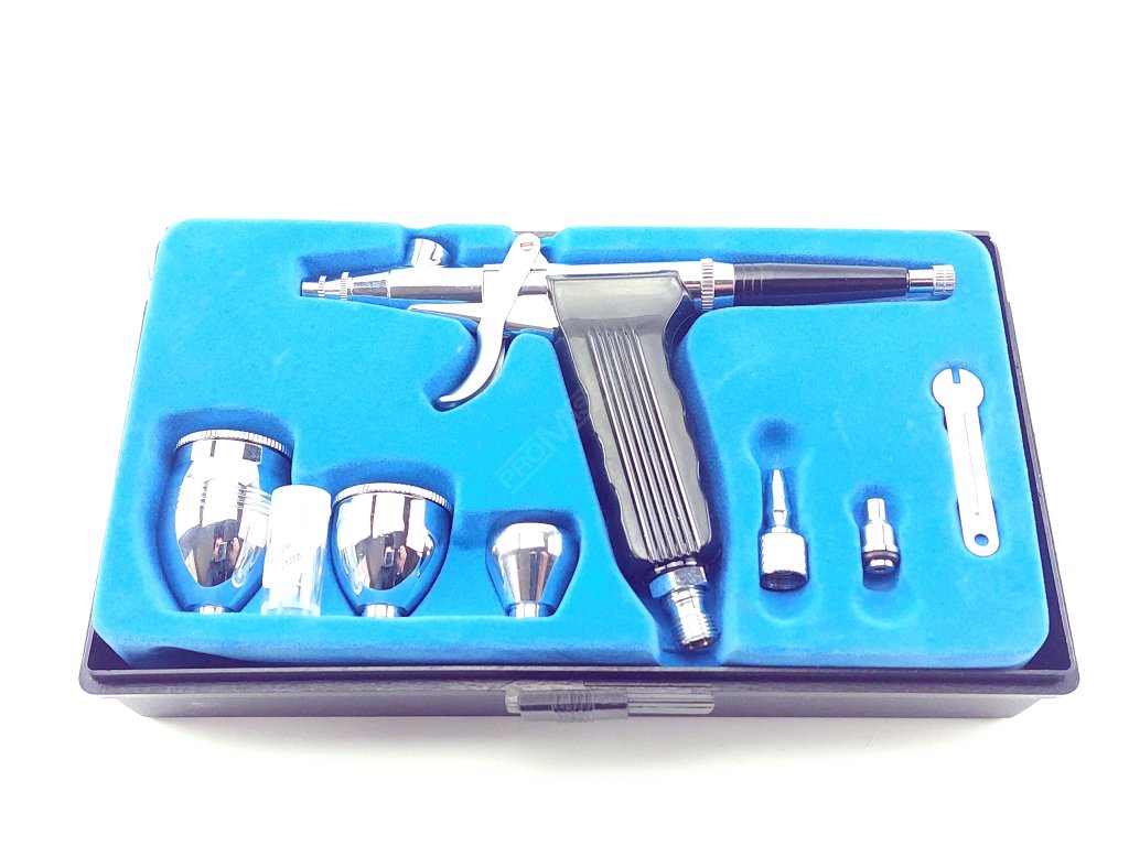 Dvojčinná airbrush stříkací pistole DEDRA DED7478 + Dárek, servis bez starostí v hodnotě 300Kč