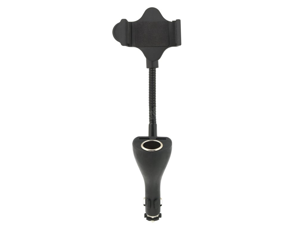 Držák telefonu do zásuvky SPRING 20cm 2xUSB Compass 06262